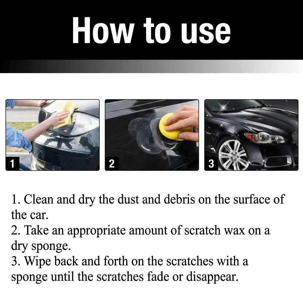 Car Scratch Removal Wax | Deep Gloss & Paint Restorer | Buy 1 Get 1 Free @ Just ₹499