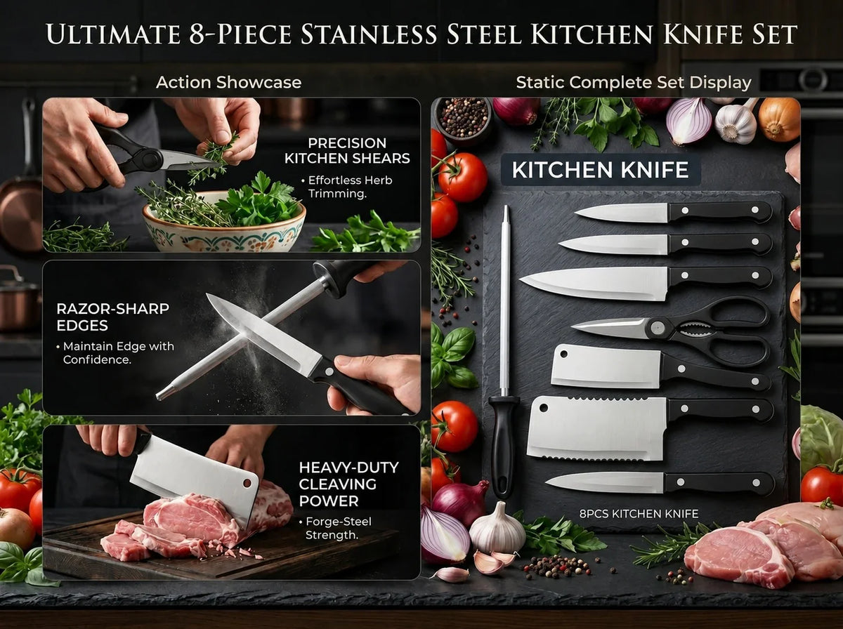 All-in-One 8-Piece Kitchen Knife Set | Chef's Choice