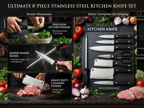 All-in-One 8-Piece Kitchen Knife Set | Chef's Choice